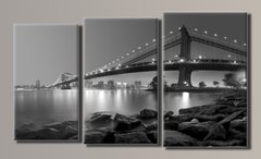 Модульна картина на полотні з 3-х частин "New York City"
