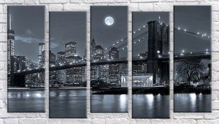 Модульная картина на холсте из 5-ти частей "New York City"