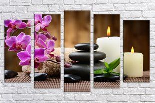 Модульная картина на холсте из 5-ти частей "Spa"