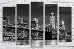 Модульная картина на холсте из 5-ти частей "New York City"
