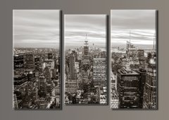 Модульная картина на холсте из 3-х частей "NewYorkCity"
