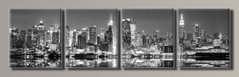 Модульная картина на холсте из 4-х частей " New York City"