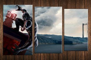 Модульная картина на холсте из 3-х частей "Marvel 3"