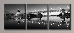 Модульна картина на полотні з 3-х частин "Міст Тулуза"