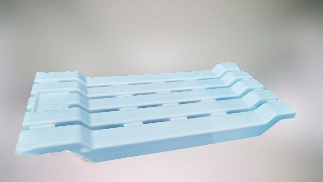 Пластиковое сиденье для ванны Консенсус, голубое