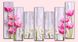 Модульна картина на полотні з 6-ти частин "Квіти"