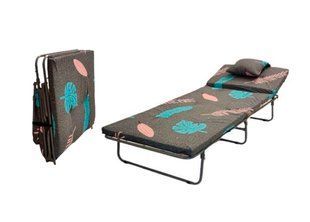 Раскладушка на пружинах Мария М-60 с мягким матрасом 6 см