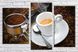 Модульна картина на полотні з 3-х частин "Чашечка кави"