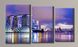 Модульна картина на полотні з 3-х частин "Сінгапур"