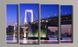 Модульна картина на полотні з 4-х частин "Міст в Токіо"