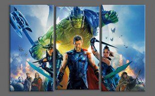 Копия Модульная картина на холсте из 3-х частей "Marvel 2"
