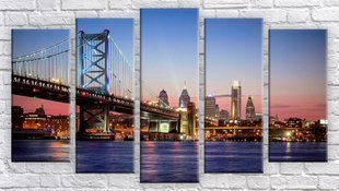Модульная картина на холсте из 5-ти частей "New York City"